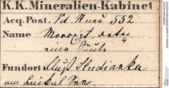 Etiketten zu Apatit (NHMW-MIN-Ab2545)